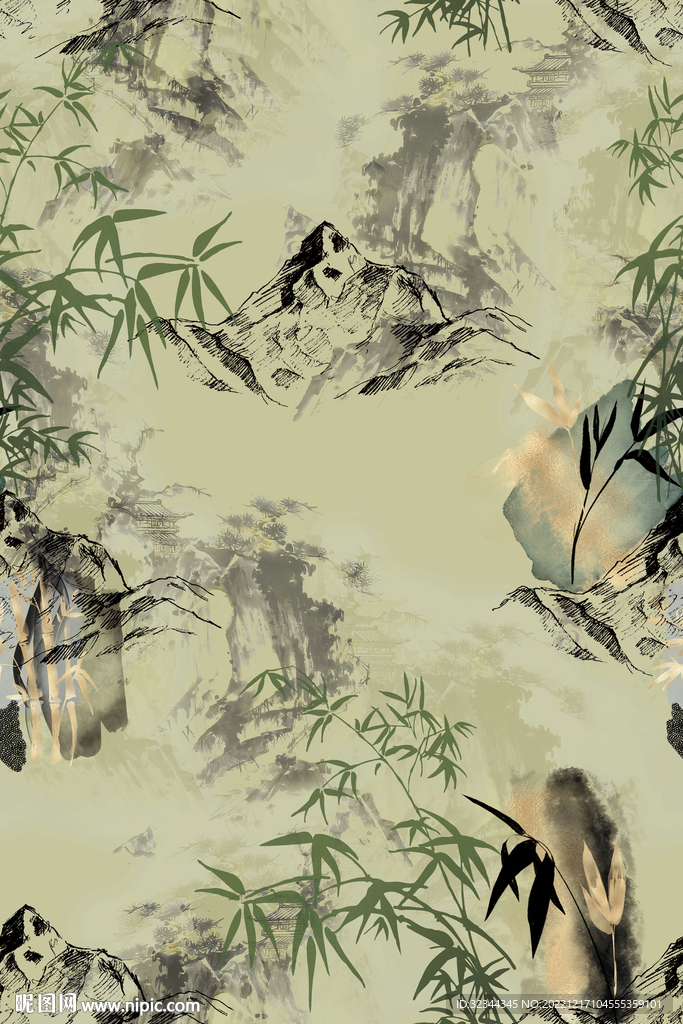 中老年花型