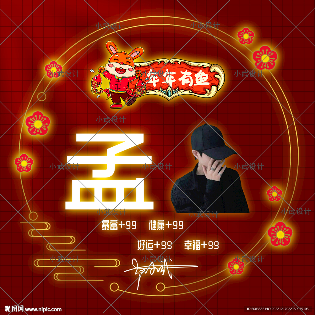 新年姓氏头像