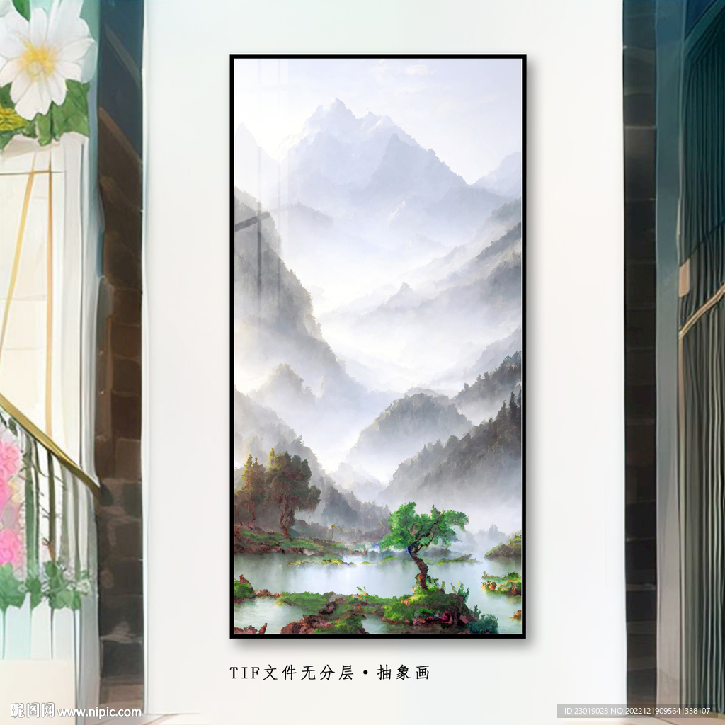 抽象油画
