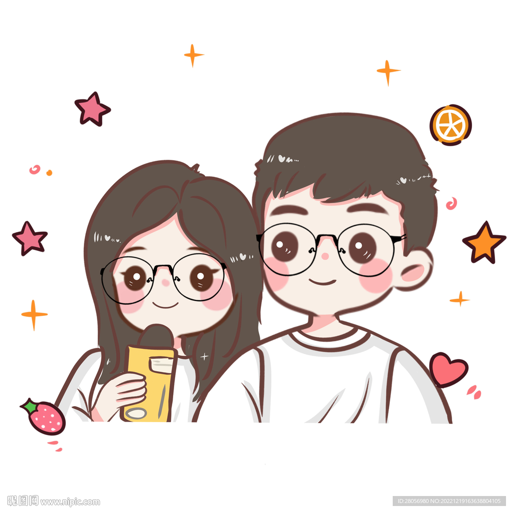 卡通情侣