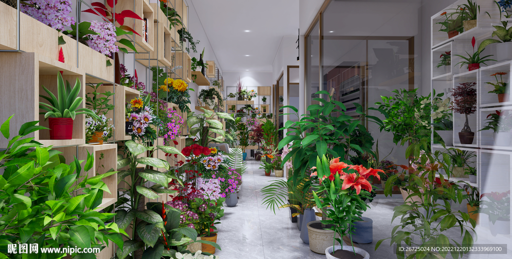 花店设计案例效果图