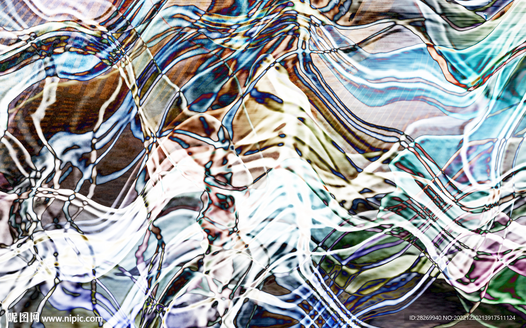 水墨山