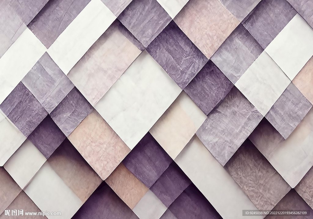 现代简约紫色淡雅地毯