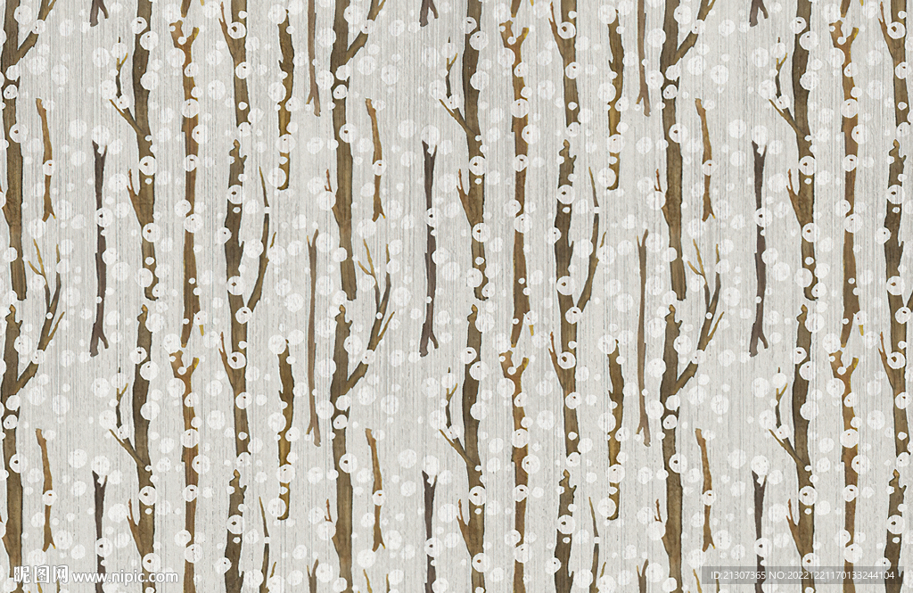 暖灰抽象图案地毯