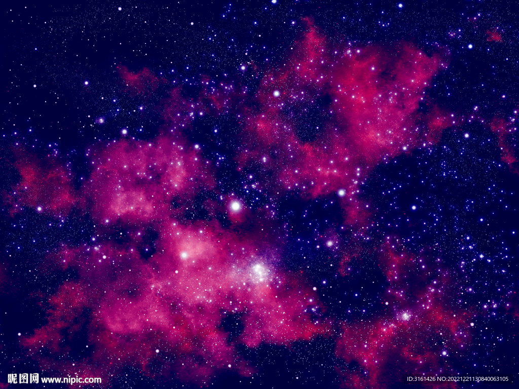 紫色星空