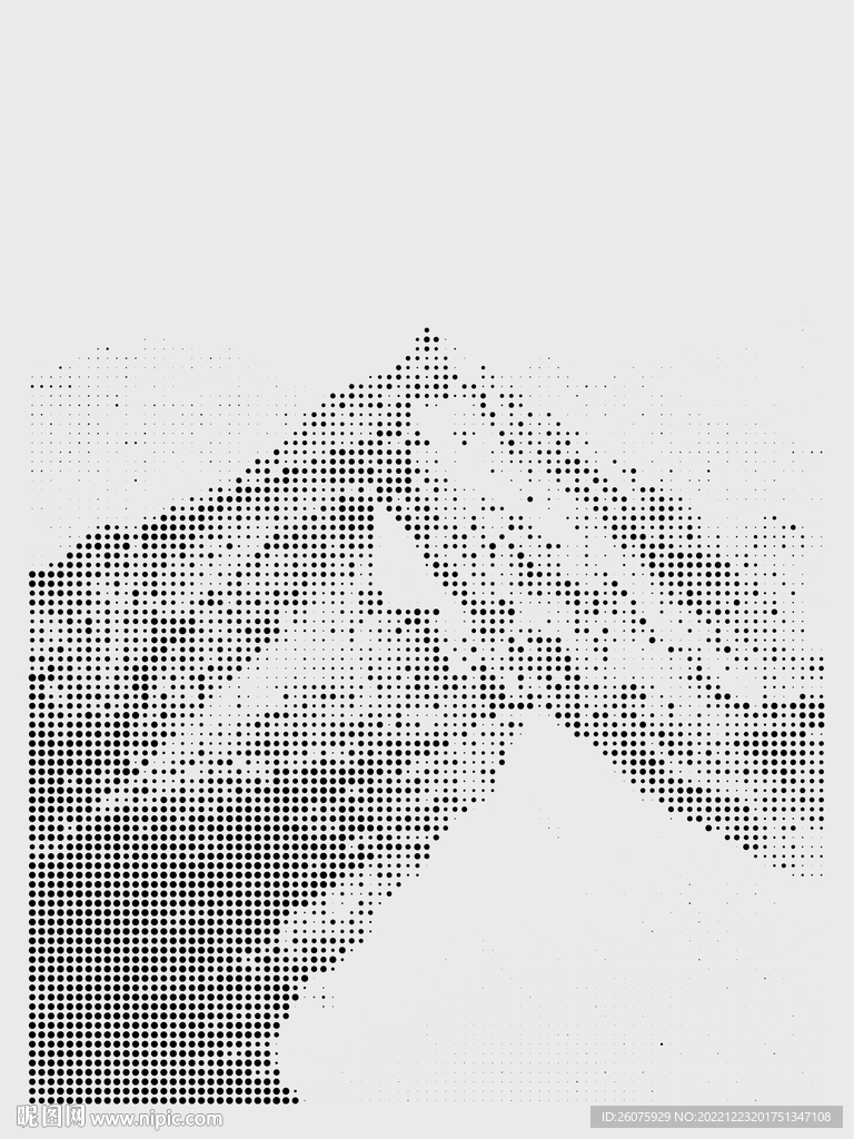 手绘山