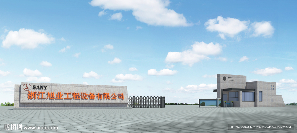 公司大门设计案例效果图