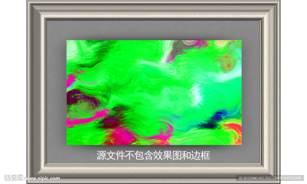 抽象油画