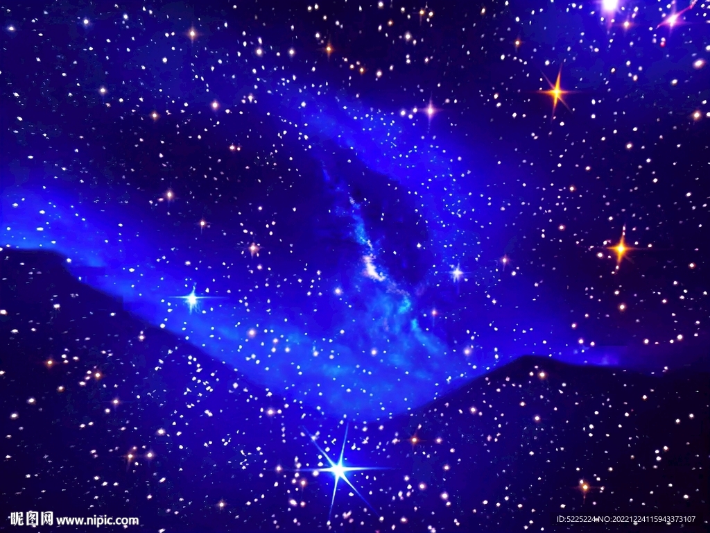 宇宙星空直播背景