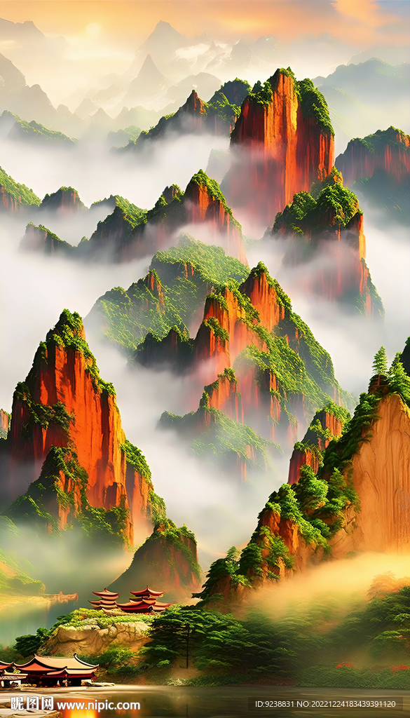 山水风景画