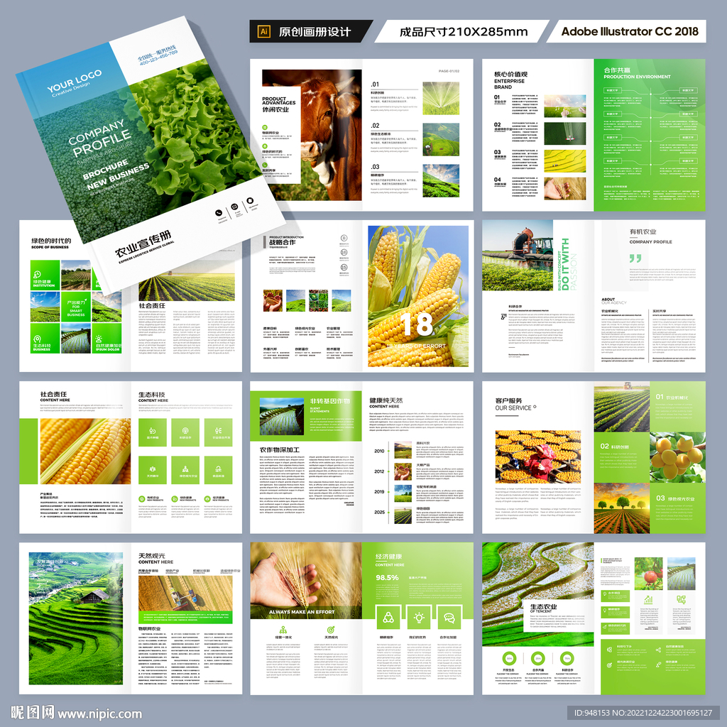 农业合作社画册