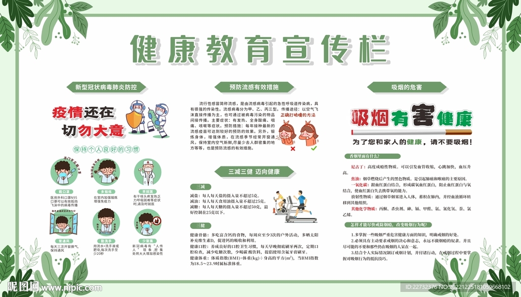 健康教育宣传栏