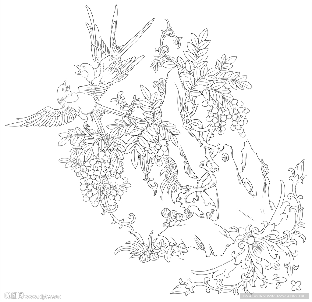 花鸟图 