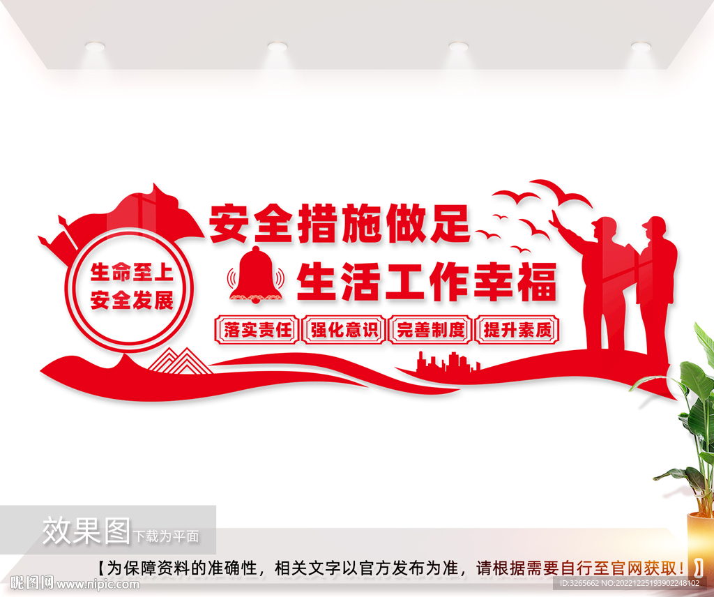 安全生产文化墙图片