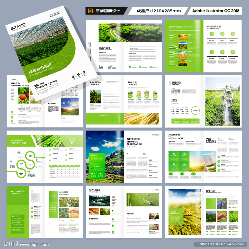 农业合作社画册