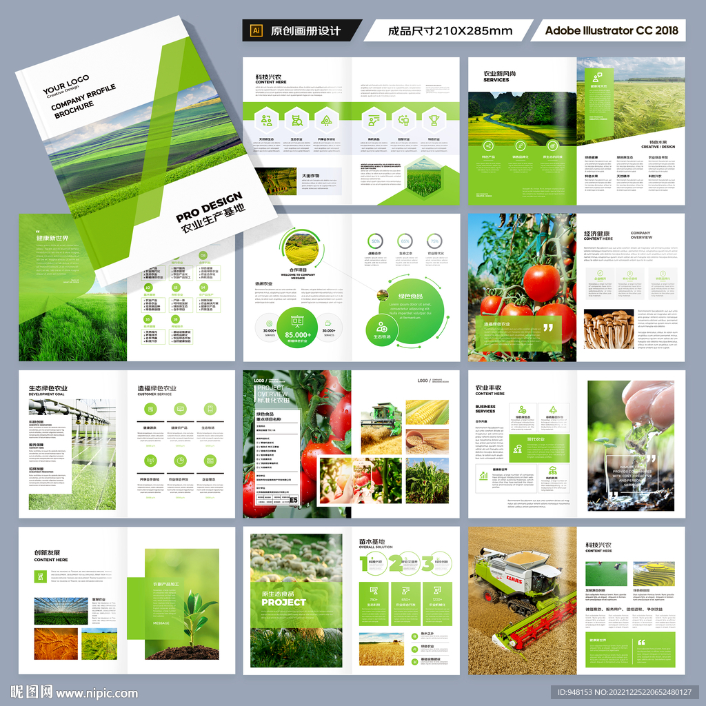 农产品画册