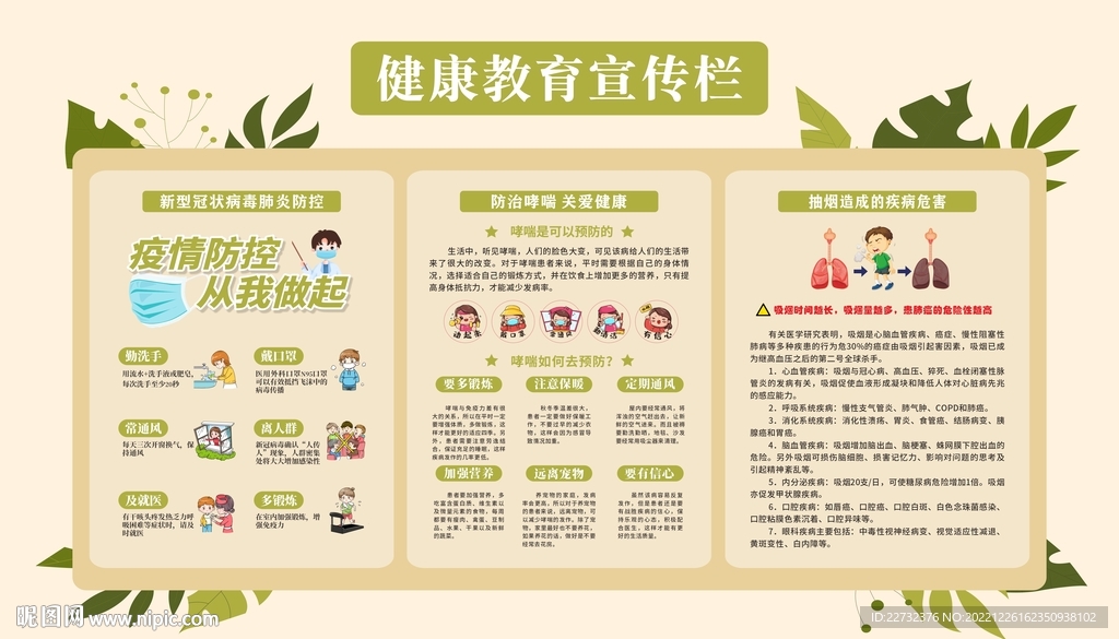 健康教育宣传栏