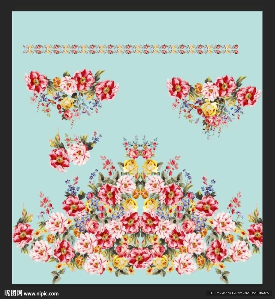 定位花  