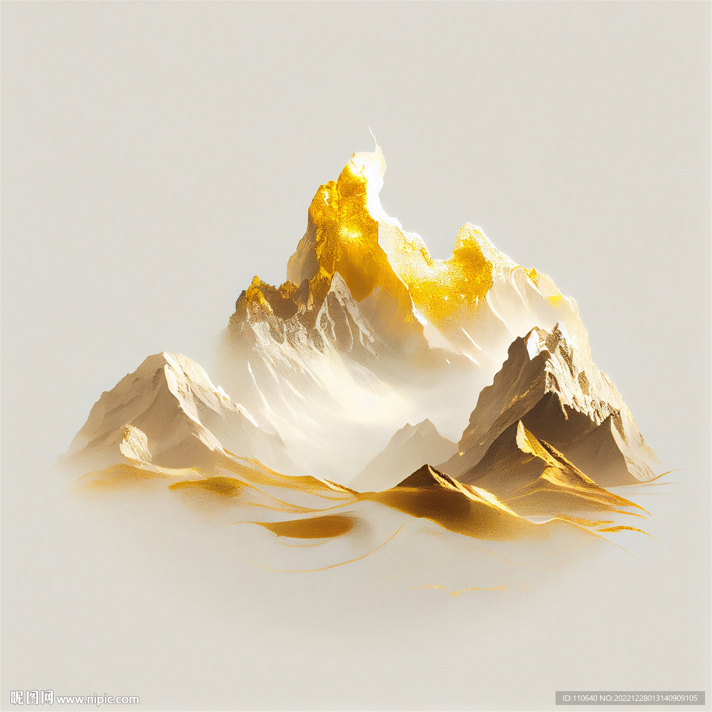极简山水画