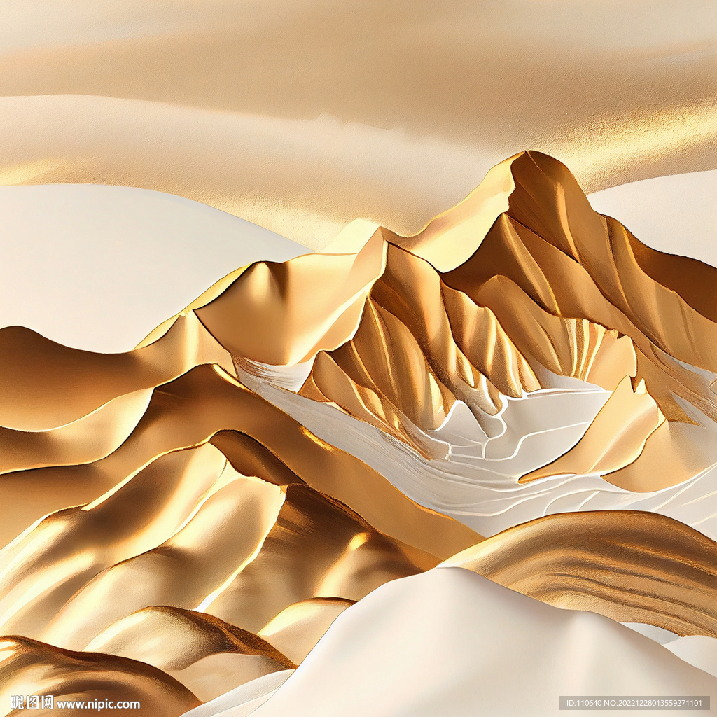 浮雕山水画