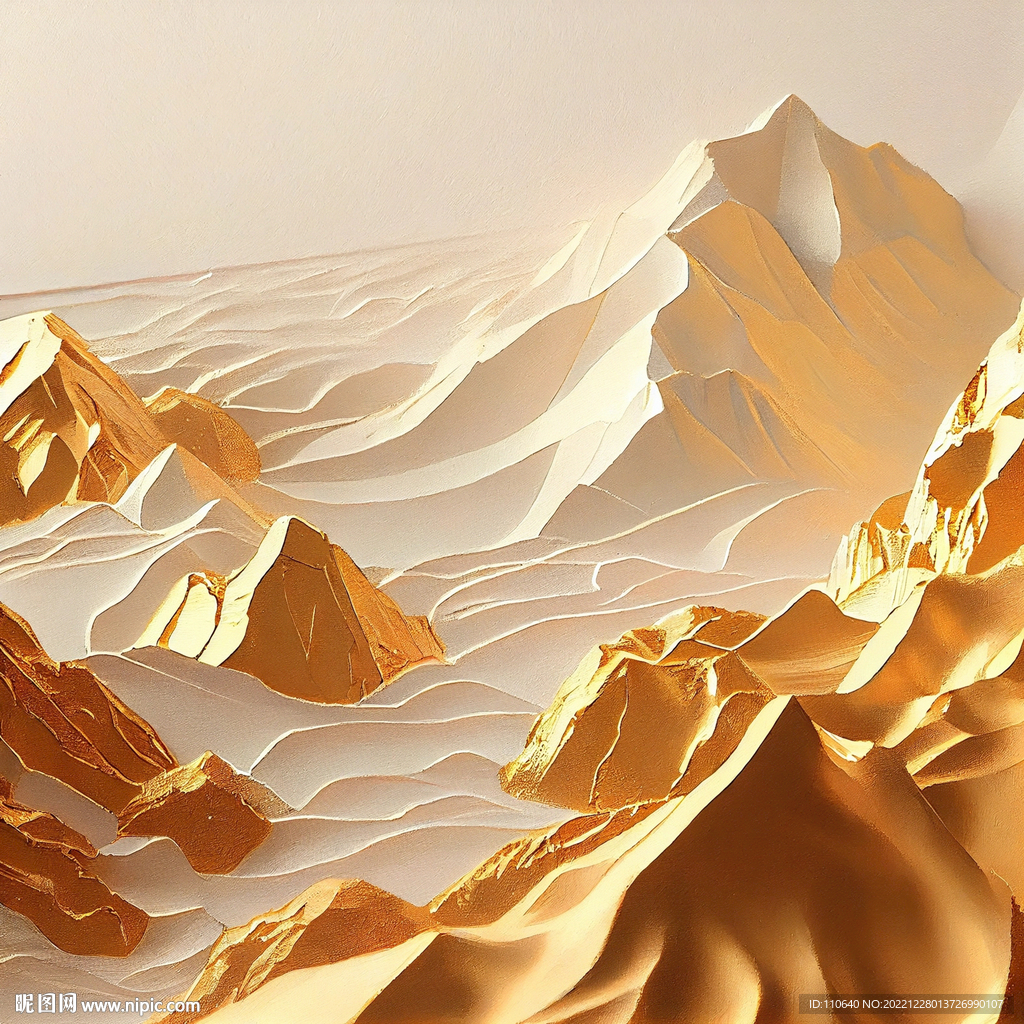 金色雪山