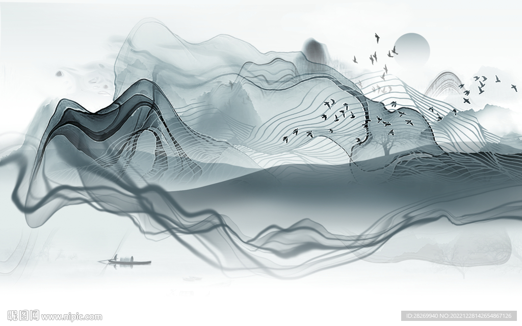 水墨山水 