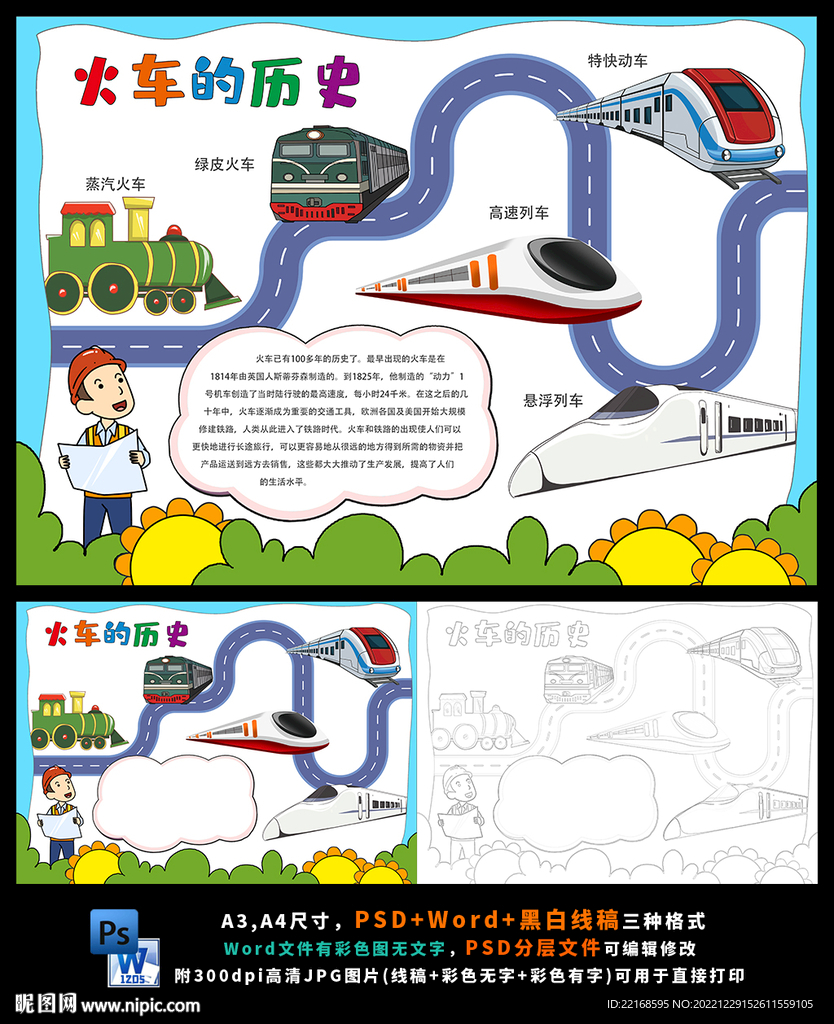 火车的历史交通工具的变化科技