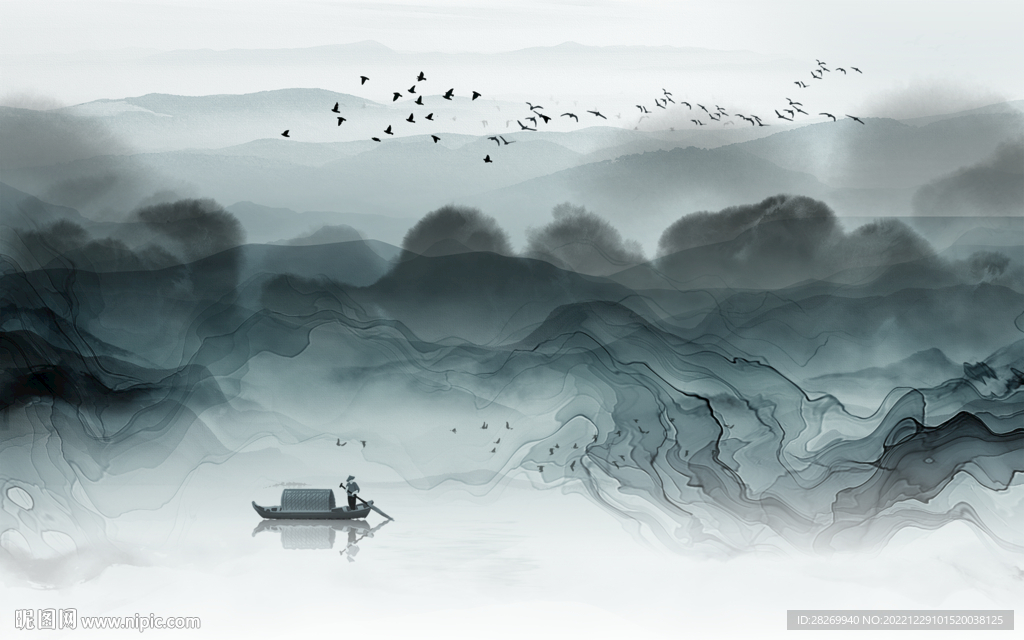 山水画 
