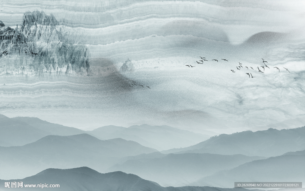 水墨山水 