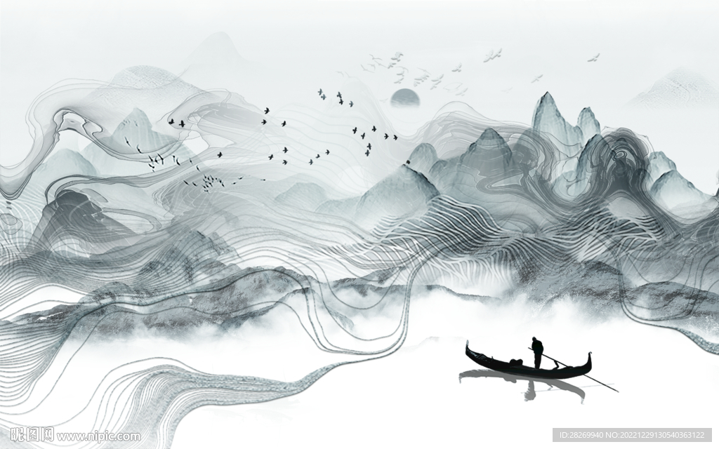 水墨山水 