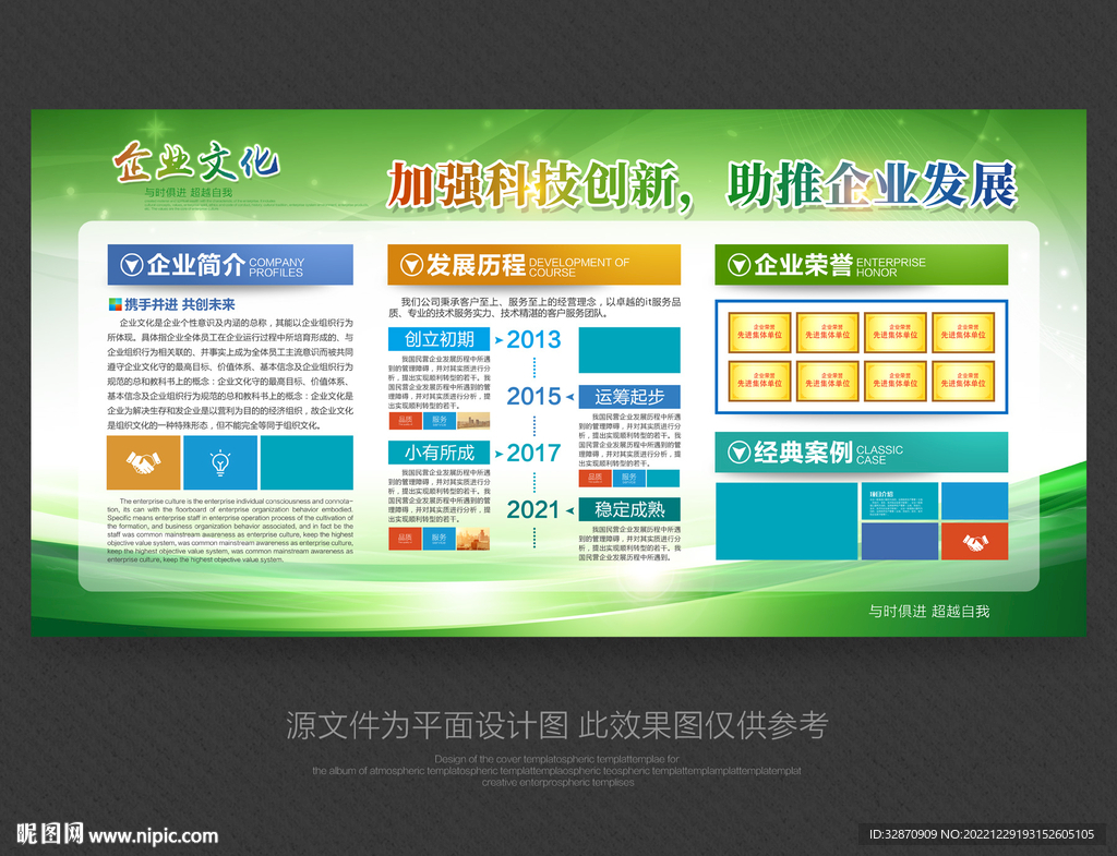 绿色宣传栏