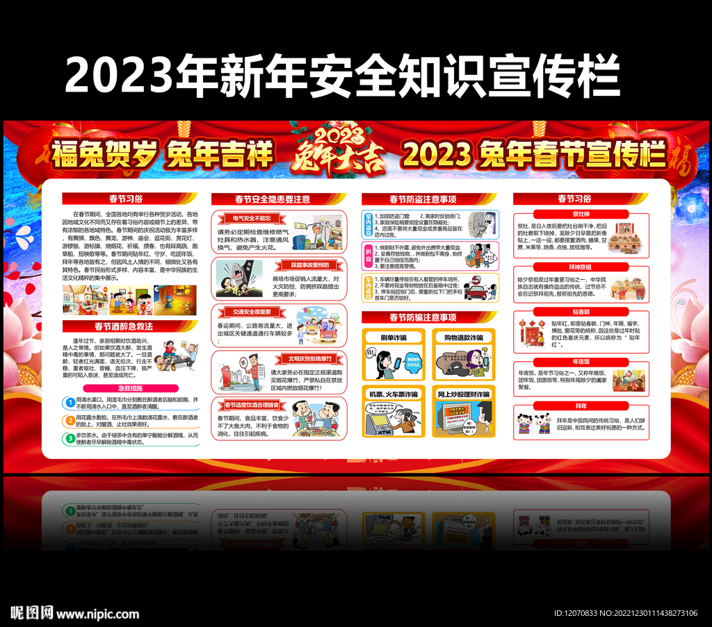 2023年新年宣传栏