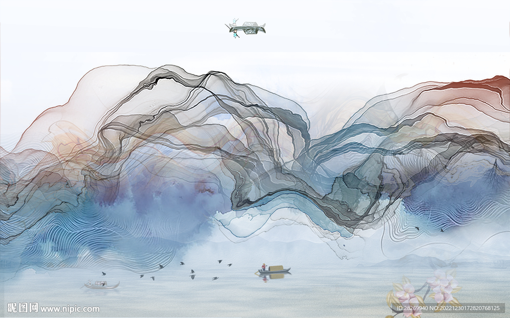 水墨山水 