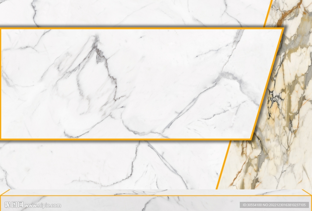 现代简约异形电视背景墙图片