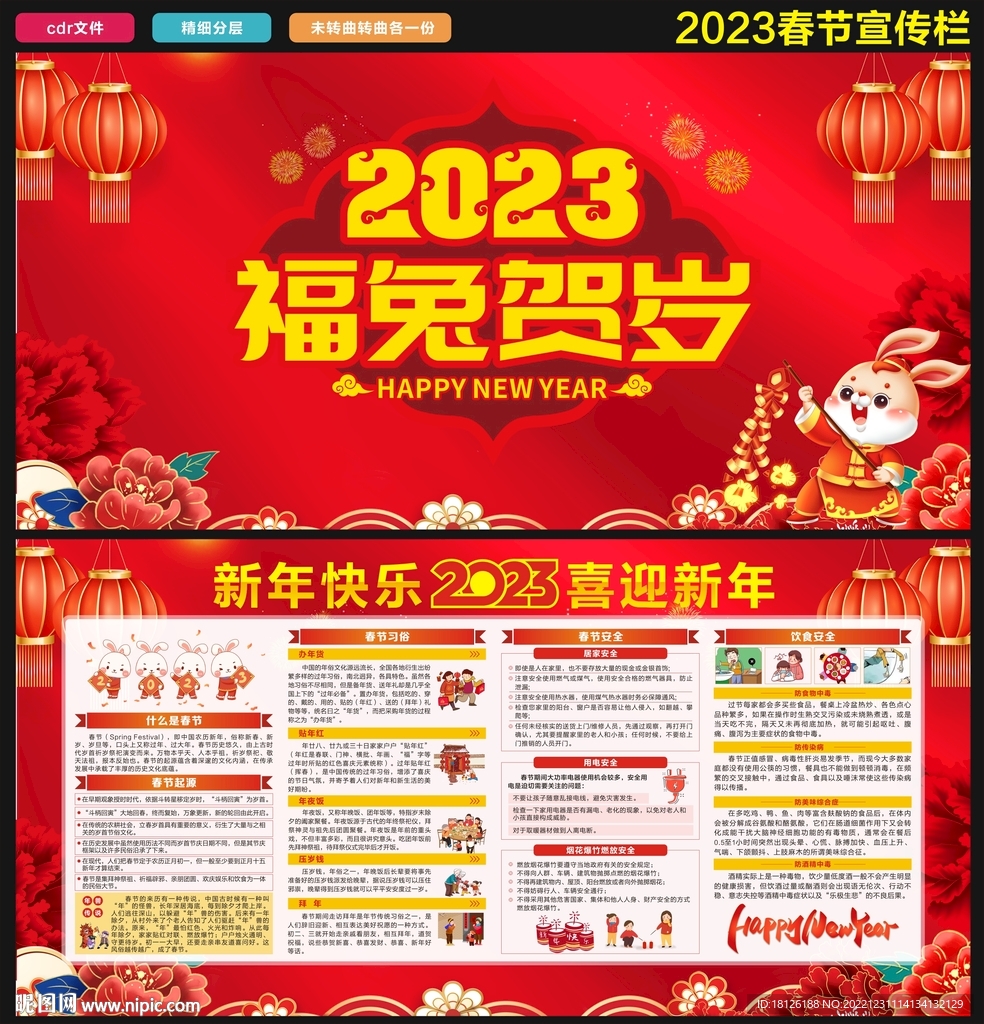 2023新年宣传栏