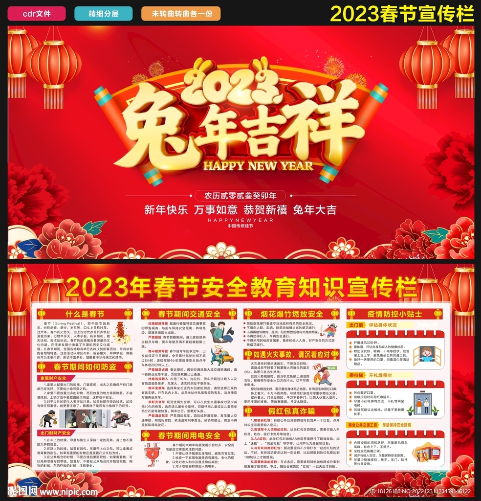 2023新年宣传栏