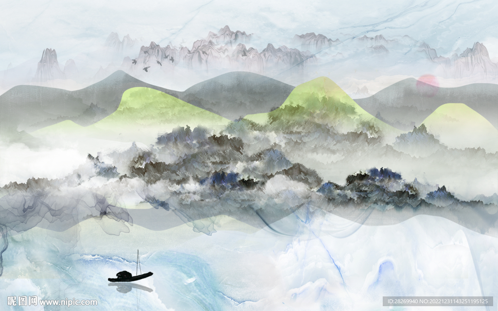 山水 