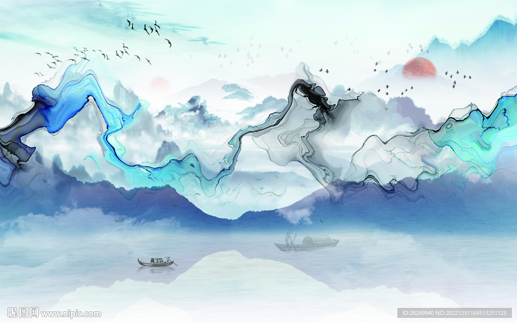 水墨山水