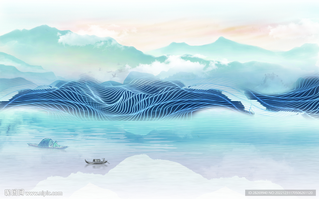 水墨山水 