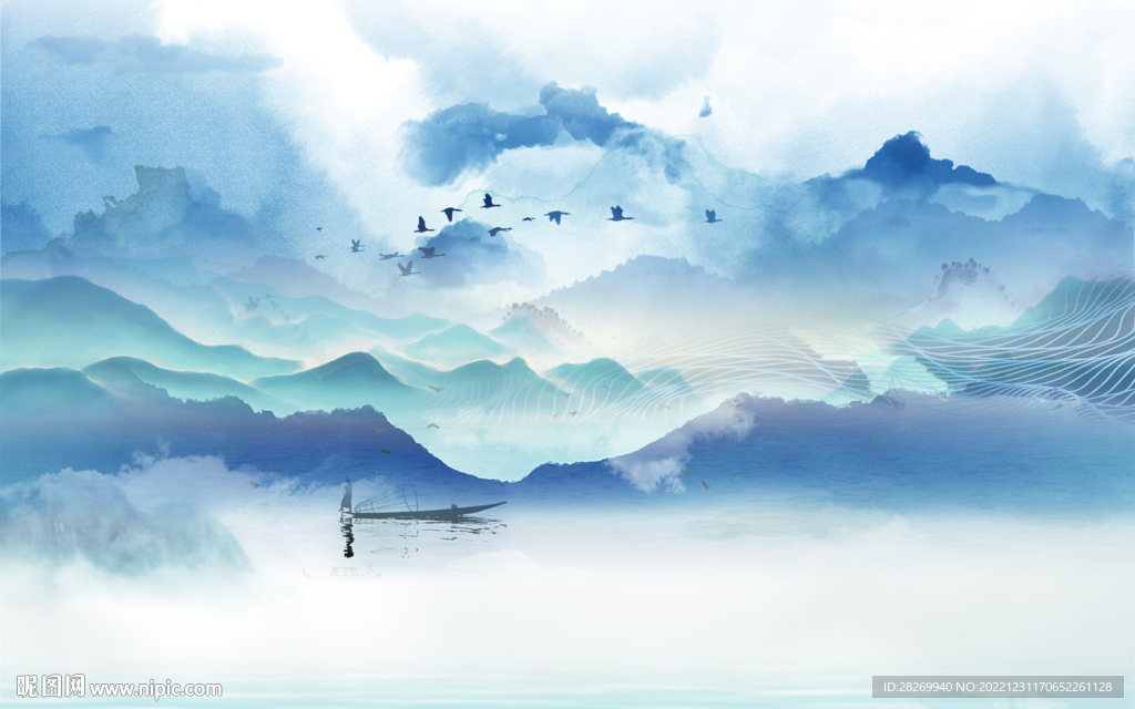 新中式山水