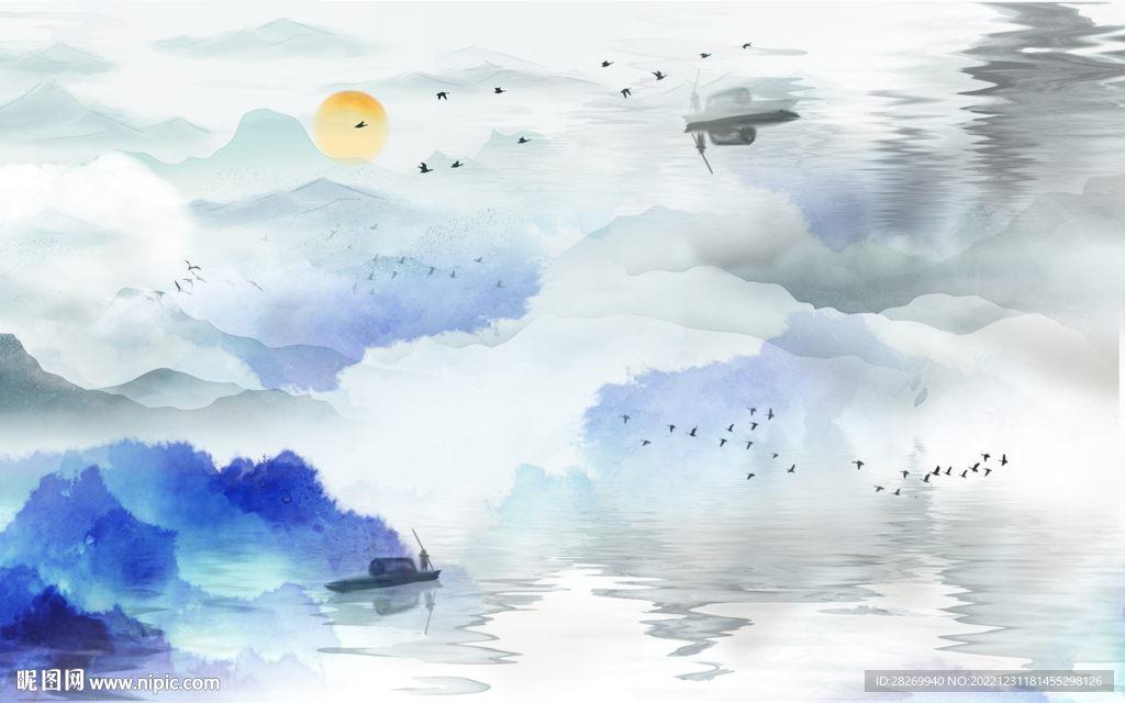 水墨山水 