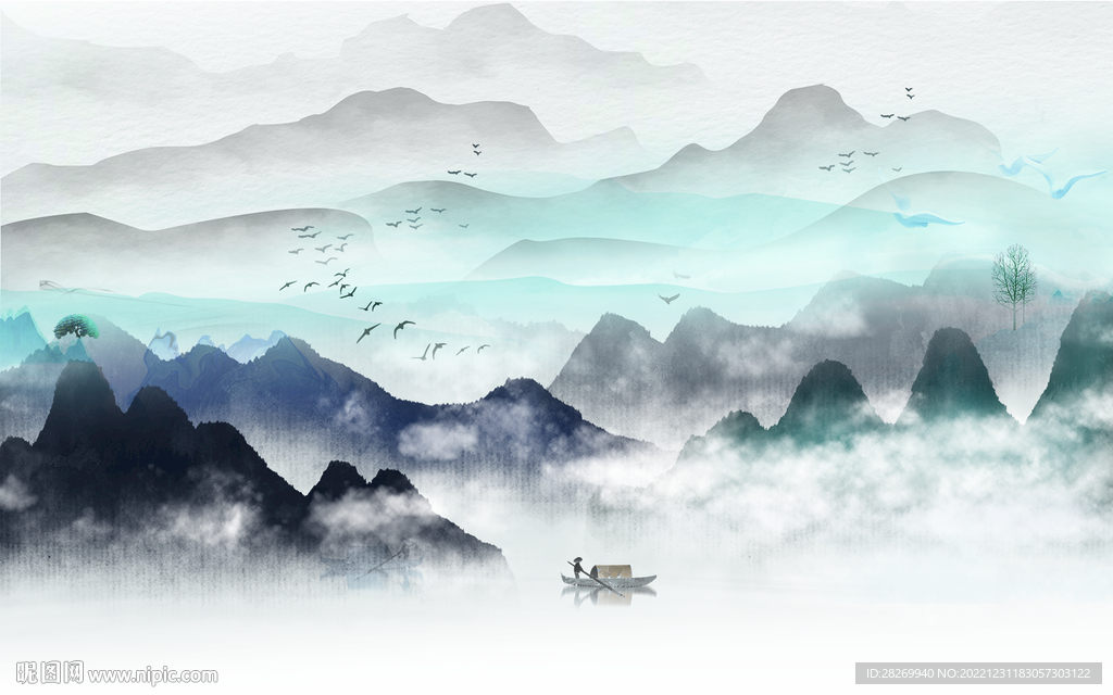 水墨山水