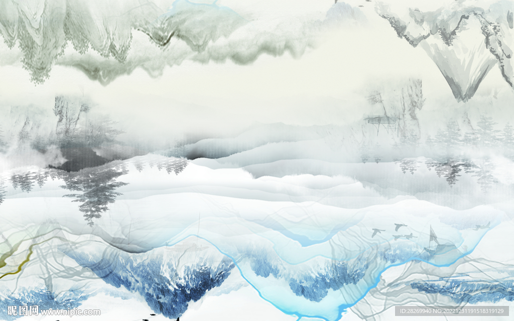 水墨山水 
