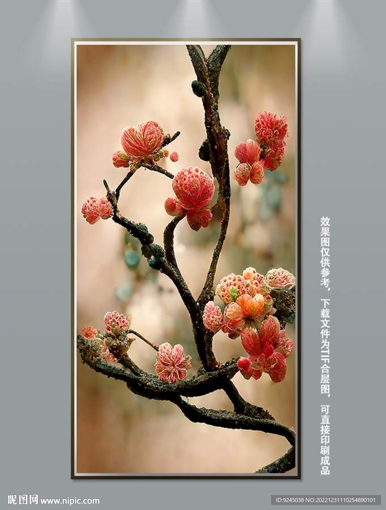 简约唯美玄关装饰画