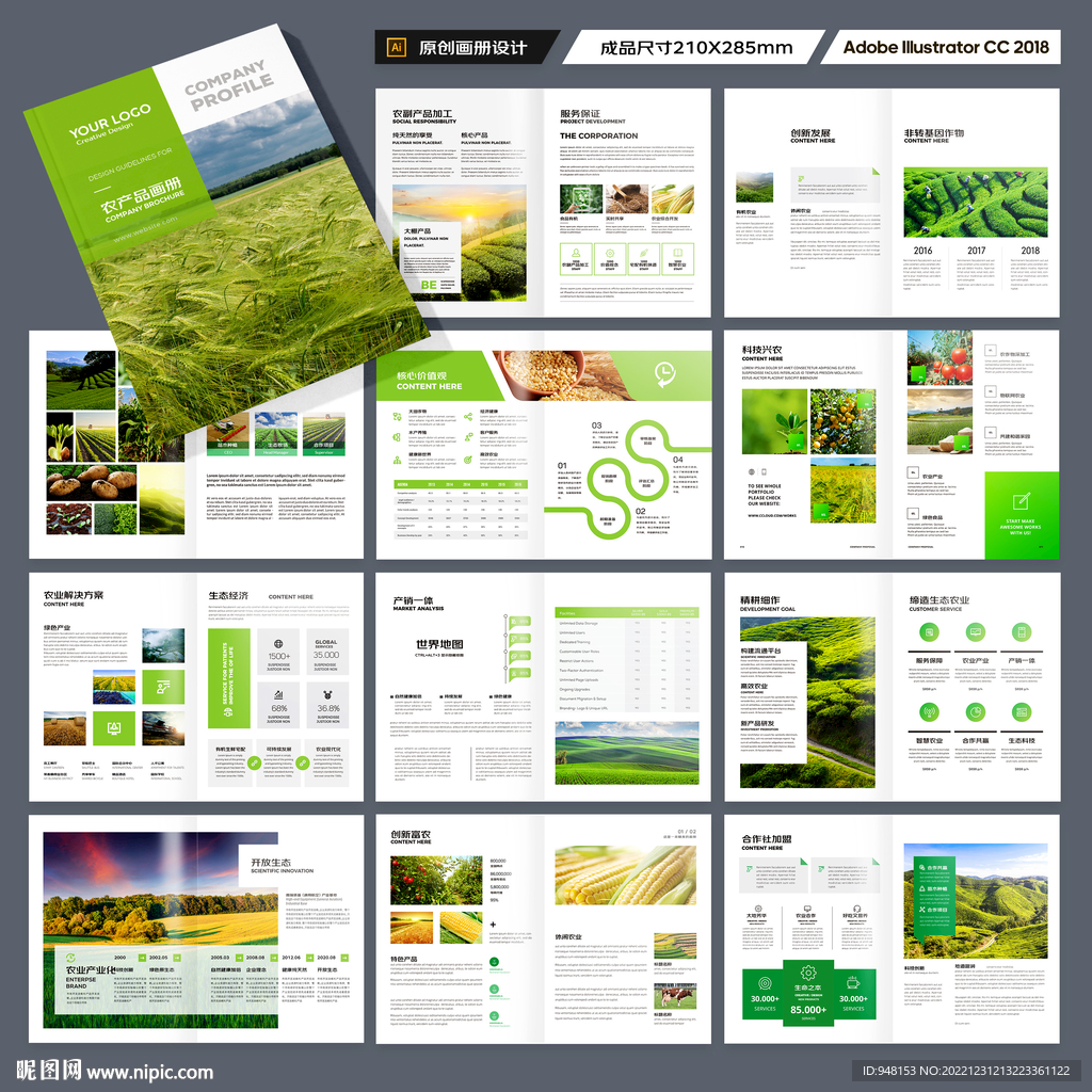 农业合作社画册