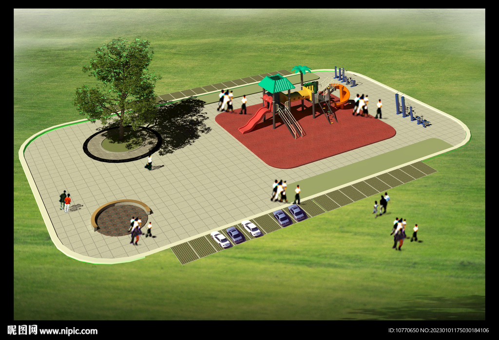 儿童公园效果图