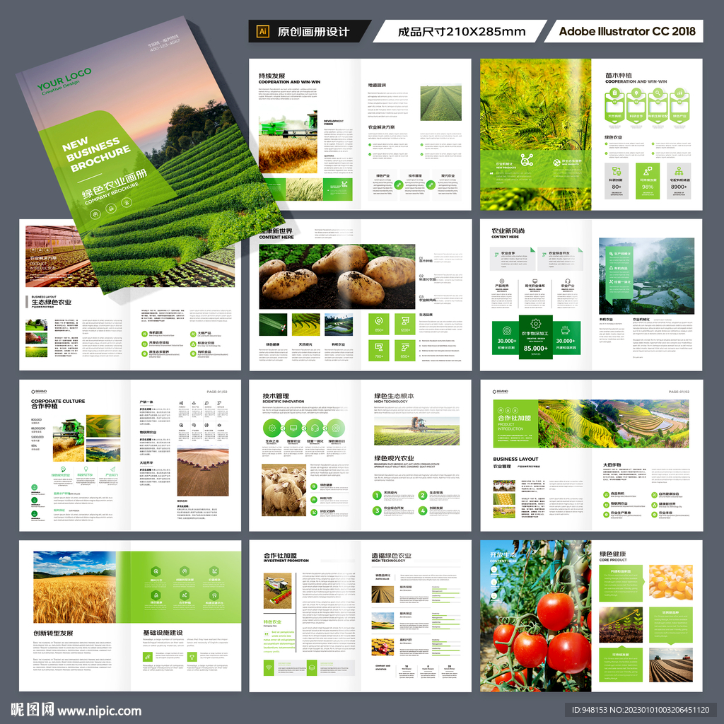 农业合作社画册