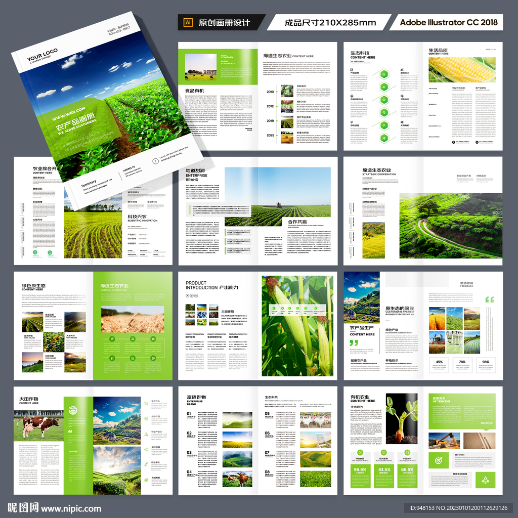 农产品宣传册