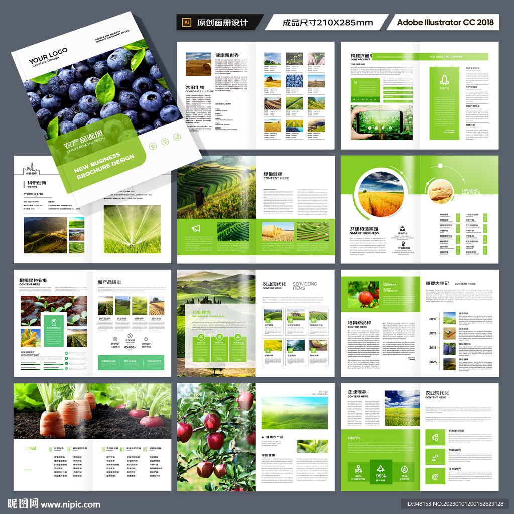 农产品画册