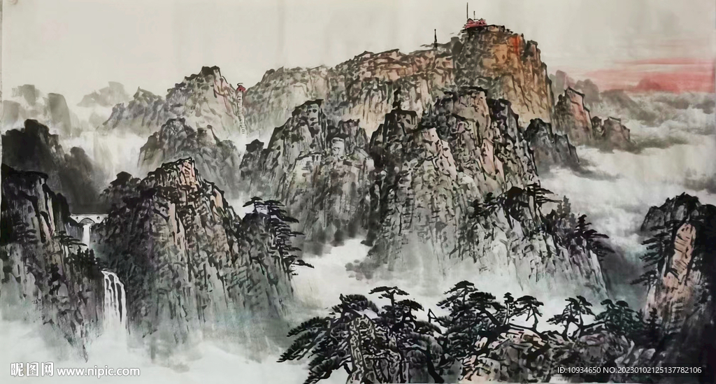 泰山飞瀑